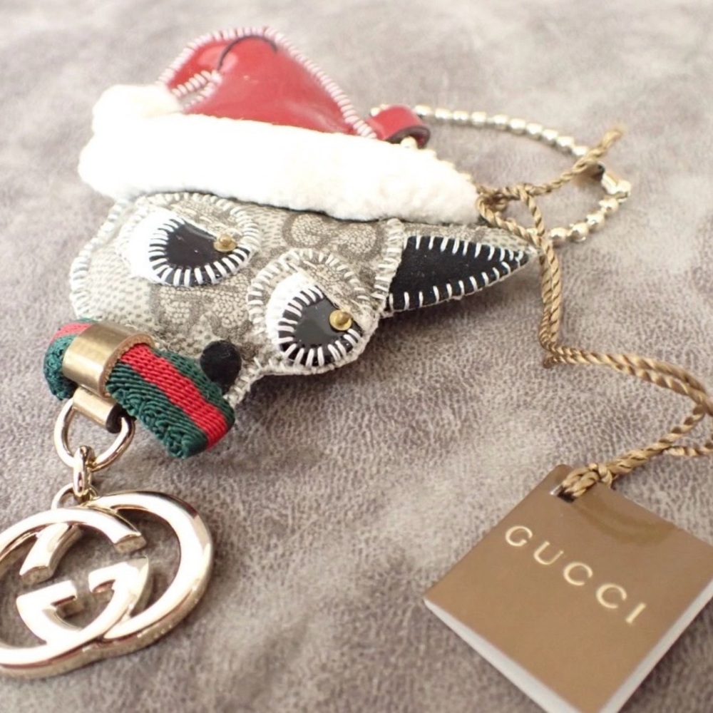 ✨🛍️ Gucci GG Guccioli Chihuahua Bag Charm Key Ring - Picture 1 of 5